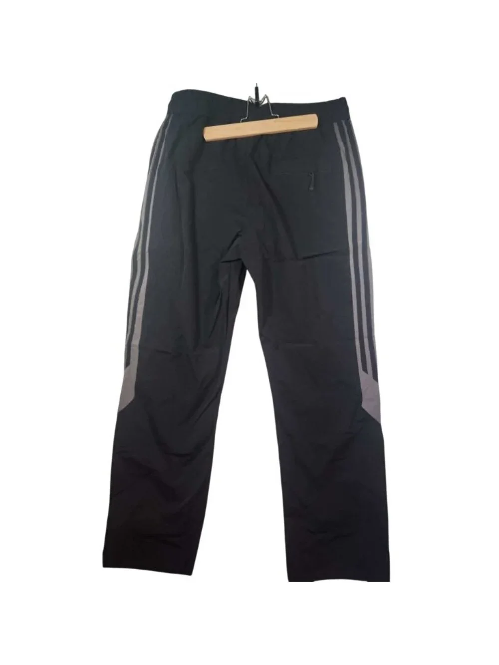 Adidas Originals Mens XL Track Pants Black Grey Colorblock Trefoil Logo Training